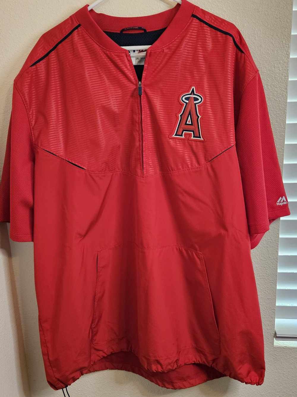 Los Angeles Angels Red Pullover Jersey Top